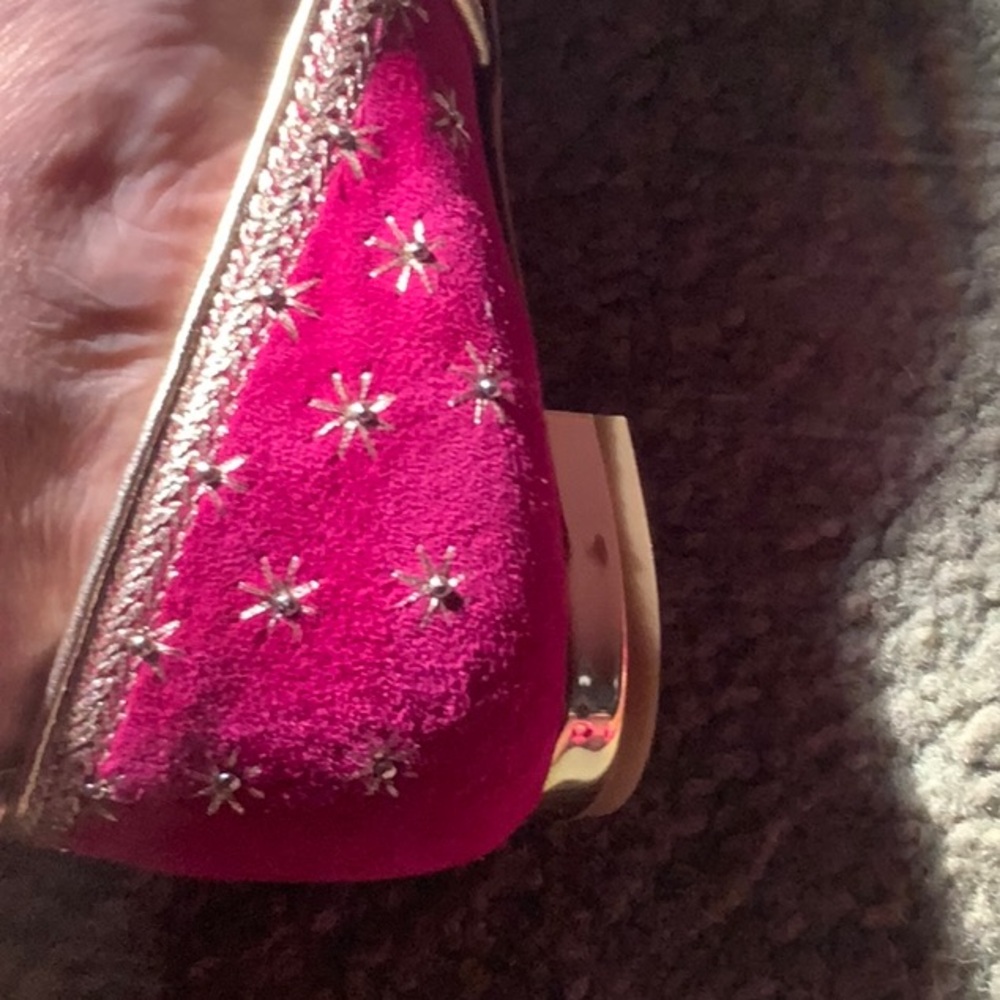 Aquazzura Pink Flats with Elegant Bow - Picture 7 of 8